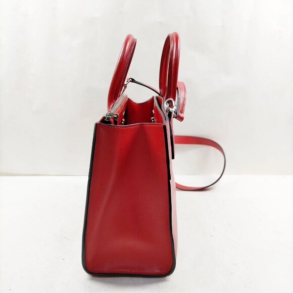 Louis Vuitton CITY STEAMER Red Leather Hand Bag mon-903-091125 - Picture 4 of 16